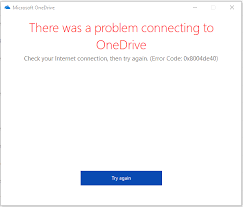 OneDrive code error