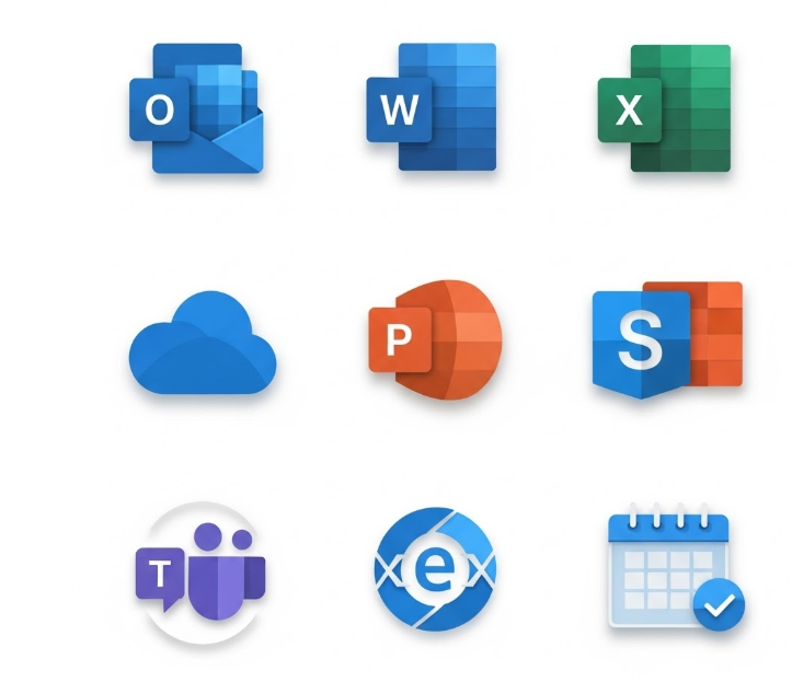 Các ứng dụng của Microsoft 365 Business Basic